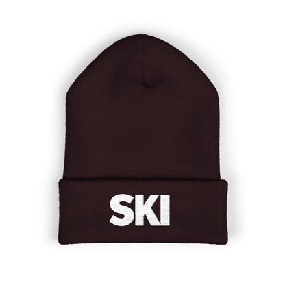 SKI Embroidered — Knit Hat