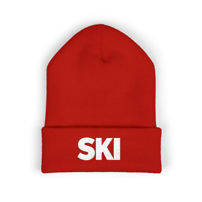 SKI Embroidered — Knit Hat