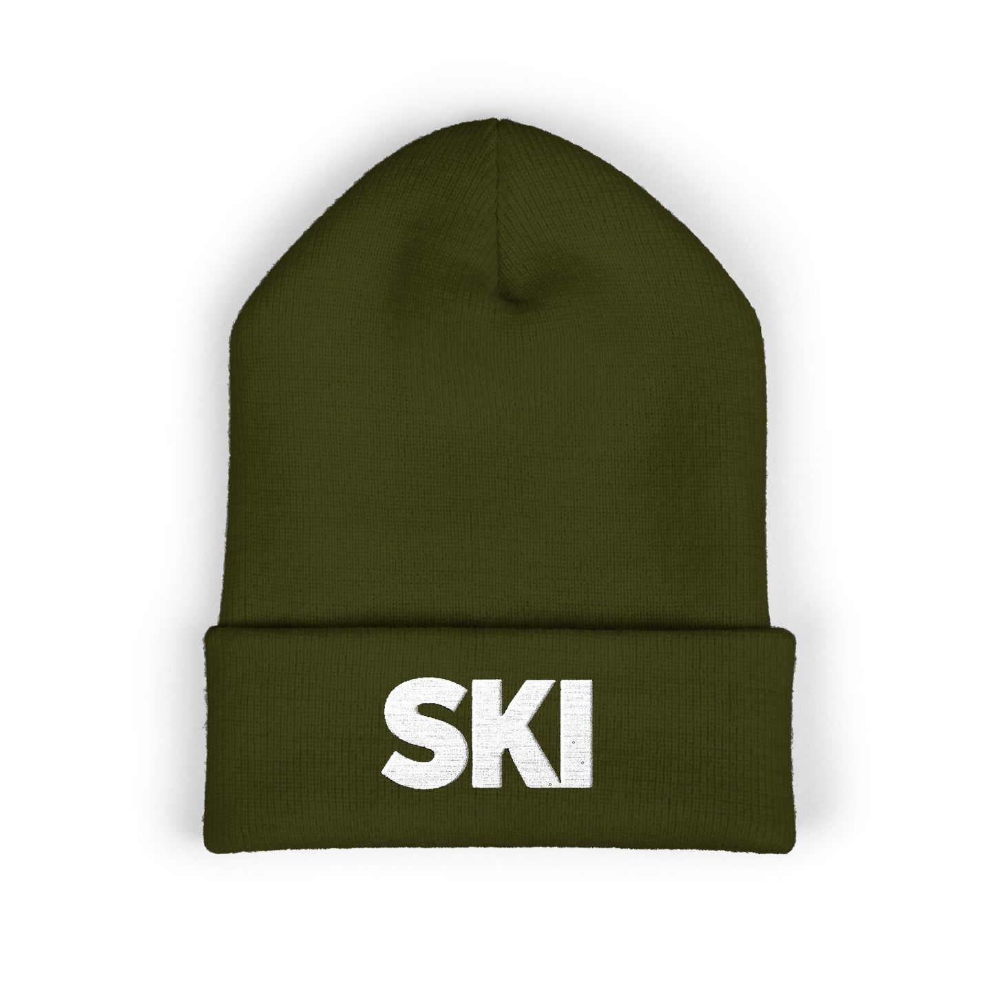 SKI Embroidered — Knit Hat