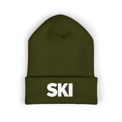 SKI Embroidered — Knit Hat