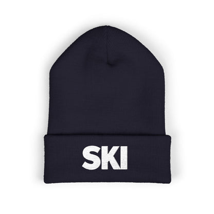 SKI Embroidered — Knit Hat