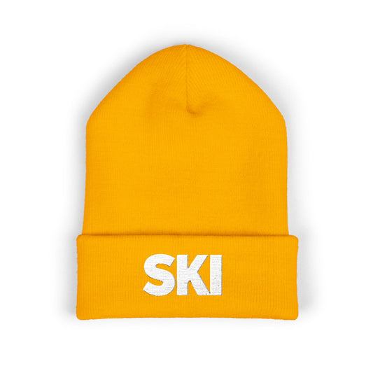 SKI Embroidered — Knit Hat